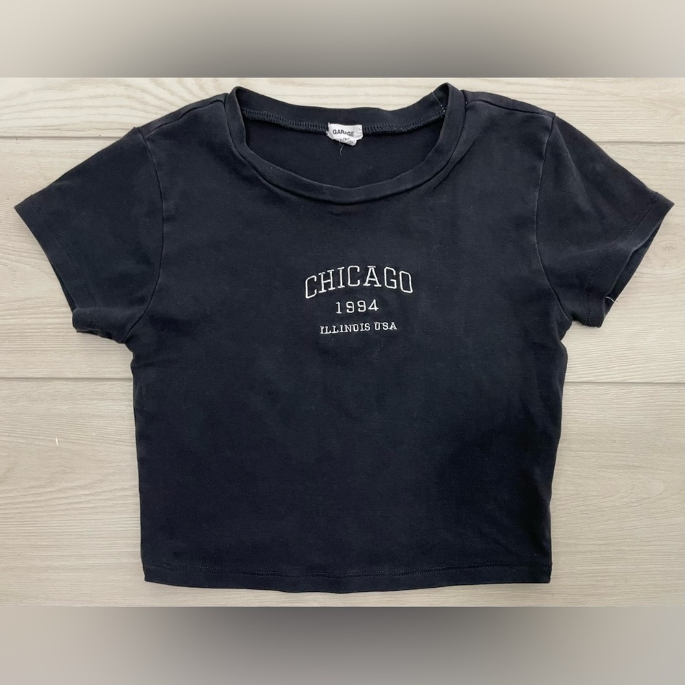 Garage Embroidered Baby Tee